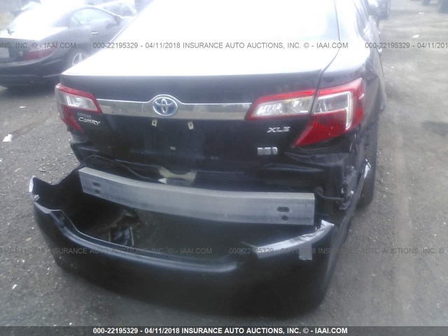 4T1BD1FK5CU051840 - 2012 TOYOTA CAMRY HYBRID/LE/XLE 黑色 照片 6