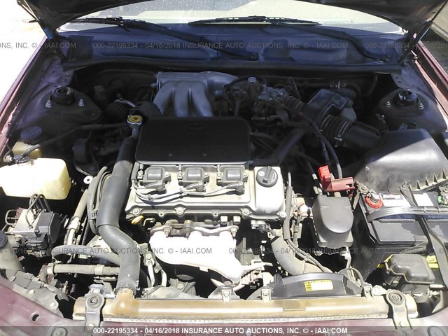 JT2BF22K1Y0251289 - 2000 TOYOTA CAMRY CE/LE/XLE BURGUNDY photo 10