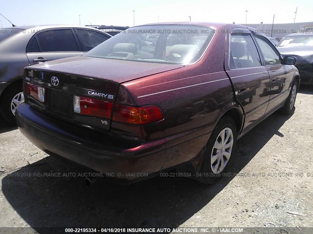JT2BF22K1Y0251289 - 2000 TOYOTA CAMRY CE/LE/XLE BURGUNDY photo 4