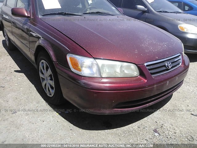 JT2BF22K1Y0251289 - 2000 TOYOTA CAMRY CE/LE/XLE BURGUNDY photo 6