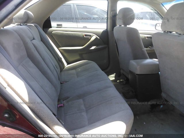 JT2BF22K1Y0251289 - 2000 TOYOTA CAMRY CE/LE/XLE 勃艮第红 照片 8