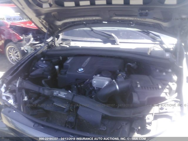 WBAVM1C56DVW45622 - 2013 BMW X1 SDRIVE28I GRAY photo 10