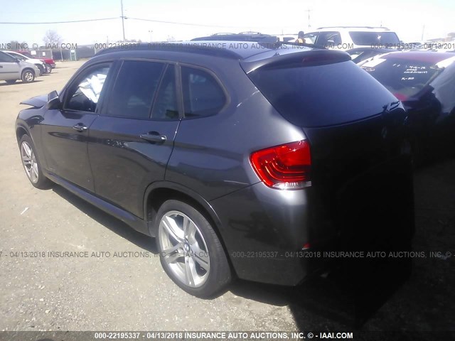 WBAVM1C56DVW45622 - 2013 BMW X1 SDRIVE28I GRAY photo 3