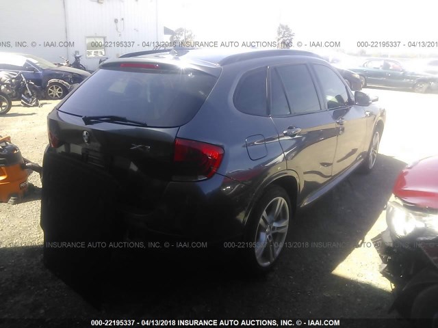 WBAVM1C56DVW45622 - 2013 BMW X1 SDRIVE28I GRAY photo 4