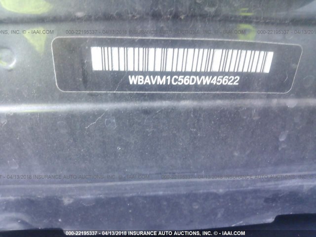 WBAVM1C56DVW45622 - 2013 BMW X1 SDRIVE28I GRAY photo 9