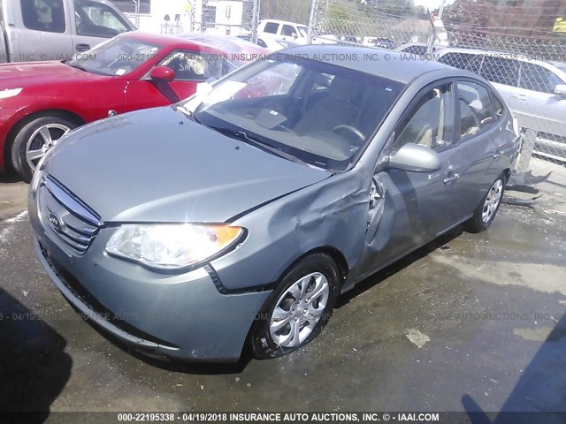 KMHDU4AD3AU942550 - 2010 HYUNDAI ELANTRA BLUE/GLS/SE Boz foto 2