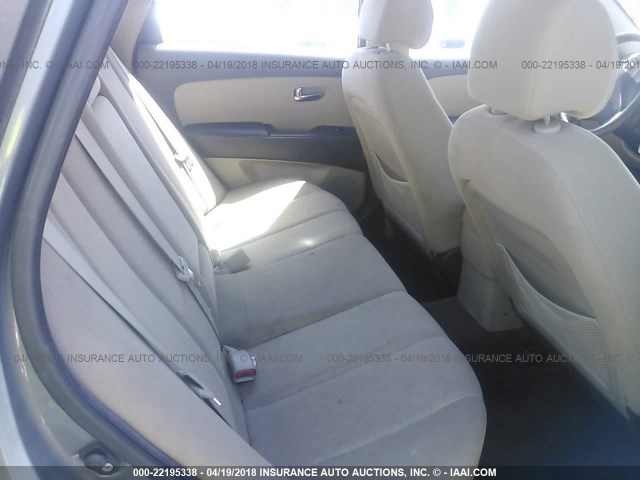 KMHDU4AD3AU942550 - 2010 HYUNDAI ELANTRA BLUE/GLS/SE Boz foto 8