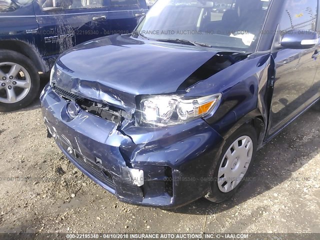 JTLZE4FE3DJ046820 - 2013 TOYOTA SCION XB BLUE photo 6