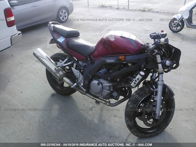 JS1VP53A572101188 - 2007 SUZUKI SV650 RED photo 1