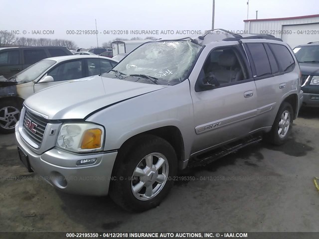 1GKDT13S952183541 - 2005 GMC ENVOY SILVER photo 2