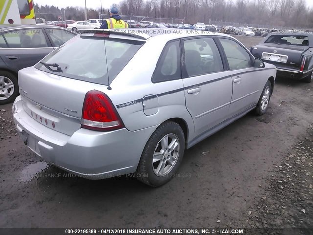 1G1ZT62895F187627 - 2005 CHEVROLET MALIBU MAXX LS SILVER photo 4