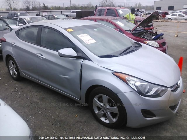 5NPDH4AE1BH009226 - 2011 HYUNDAI ELANTRA GLS/LIMITED SILVER photo 1