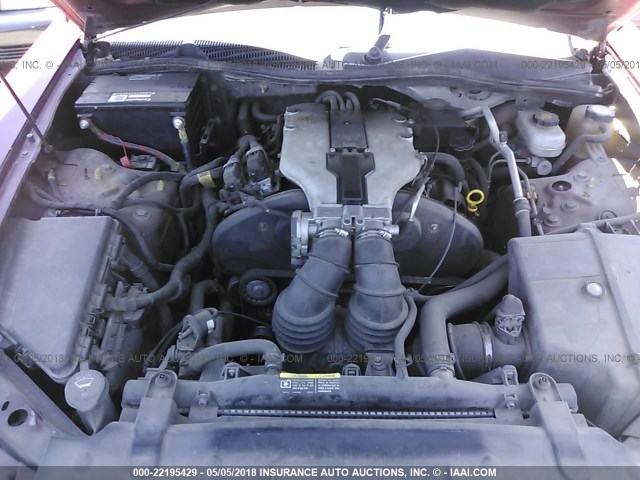 1G6DM57N030151979 - 2003 CADILLAC CTS BURGUNDY photo 10