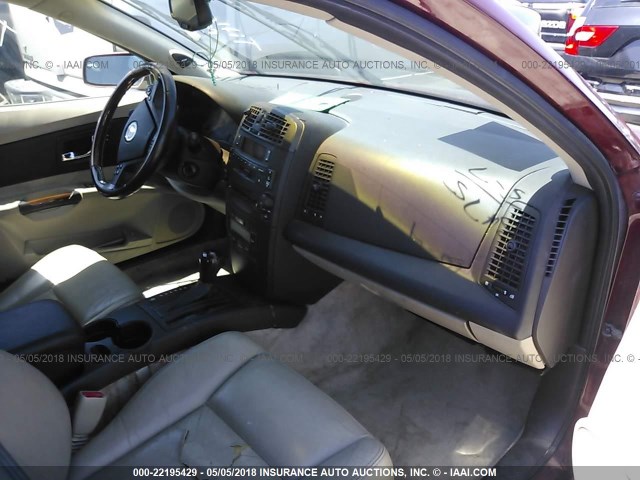 1G6DM57N030151979 - 2003 CADILLAC CTS BURGUNDY photo 5