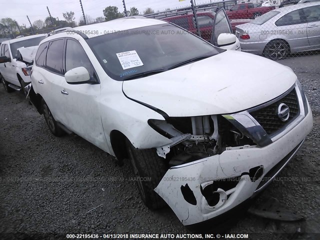 5N1AR2MN8GC611636 - 2016 NISSAN PATHFINDER S/SV/SL/PLATINUM 白色 照片 1