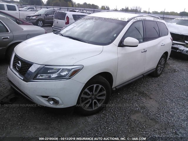 5N1AR2MN8GC611636 - 2016 NISSAN PATHFINDER S/SV/SL/PLATINUM 白色 照片 2