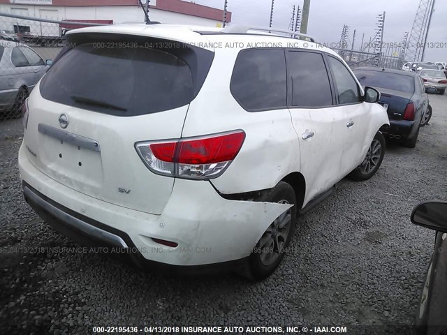 5N1AR2MN8GC611636 - 2016 NISSAN PATHFINDER S/SV/SL/PLATINUM 白色 照片 4