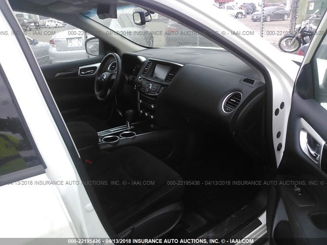 5N1AR2MN8GC611636 - 2016 NISSAN PATHFINDER S/SV/SL/PLATINUM 白色 照片 5