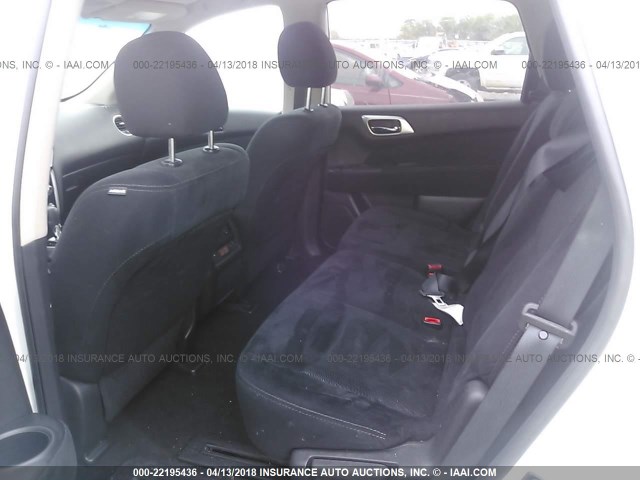 5N1AR2MN8GC611636 - 2016 NISSAN PATHFINDER S/SV/SL/PLATINUM 白色 照片 8