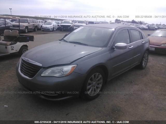 1C3CCBBG3CN321861 - 2012 CHRYSLER 200 TOURING SILVER photo 2