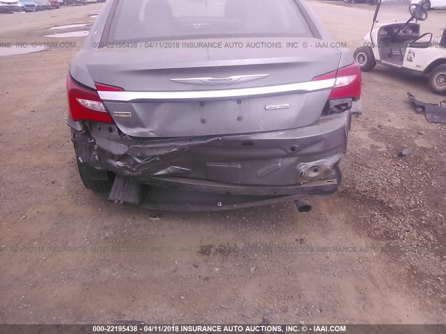 1C3CCBBG3CN321861 - 2012 CHRYSLER 200 TOURING SILVER photo 6