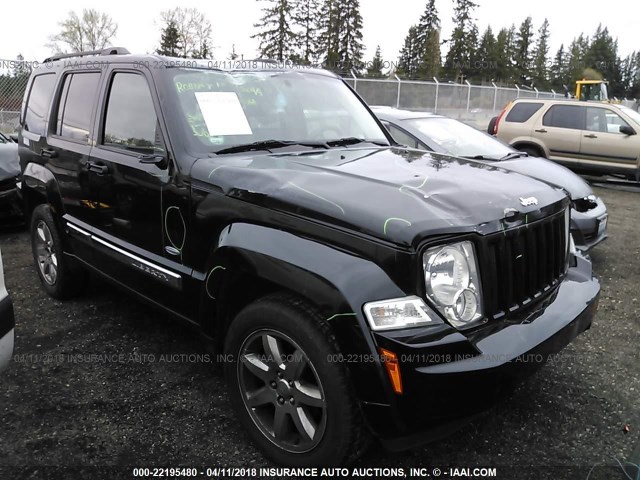 1C4PJMAK3CW167988 - 2012 JEEP LIBERTY SPORT 黑色 照片 1