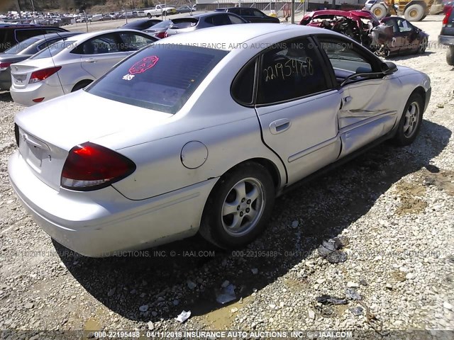 1FAFP53285A122094 - 2005 FORD TAURUS SE SILVER photo 4