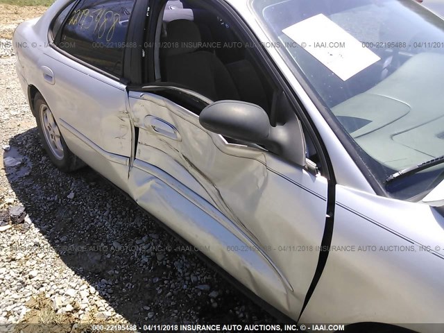 1FAFP53285A122094 - 2005 FORD TAURUS SE SILVER photo 6