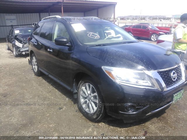 5N1AR2MN7FC677464 - 2015 NISSAN PATHFINDER S/SV/SL/PLATINUM 黑色 照片 1