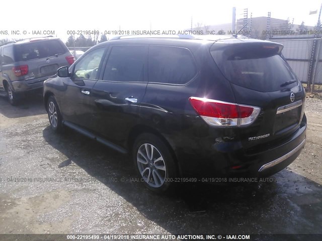 5N1AR2MN7FC677464 - 2015 NISSAN PATHFINDER S/SV/SL/PLATINUM 黑色 照片 3