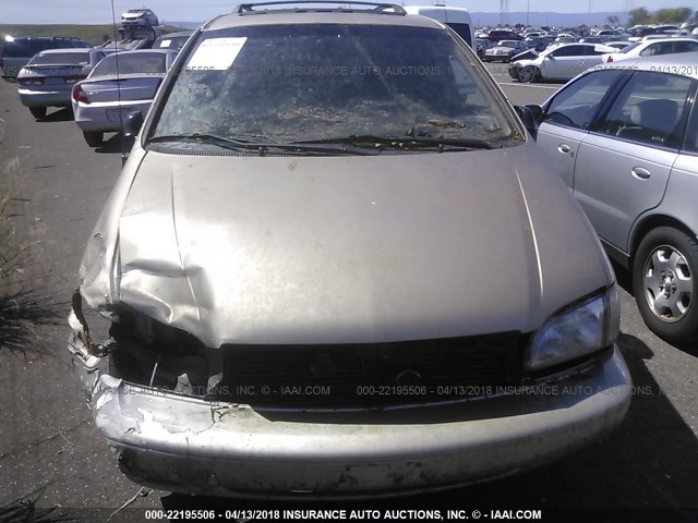 4T3ZF13C3YU254469 - 2000 TOYOTA SIENNA LE/XLE GOLD photo 6