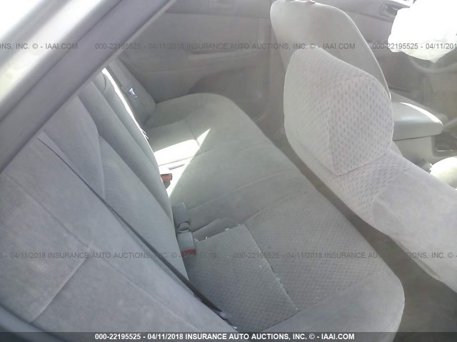 4T1BE32K63U665326 - 2003 TOYOTA CAMRY LE/XLE/SE SILVER photo 8