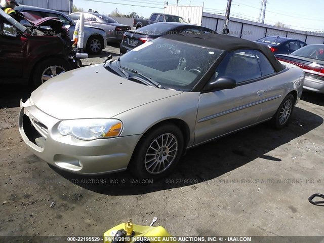 1C3EL55R06N197821 - 2006 CHRYSLER SEBRING TOURING GOLD photo 2