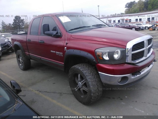 3D7KS28C16G196683 - 2006 DODGE RAM 2500 ST/SLT/LARAMIE BURGUNDY photo 1