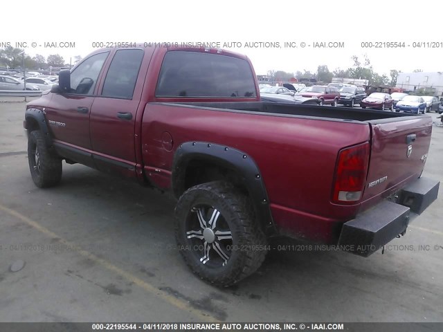 3D7KS28C16G196683 - 2006 DODGE RAM 2500 ST/SLT/LARAMIE BURGUNDY photo 3