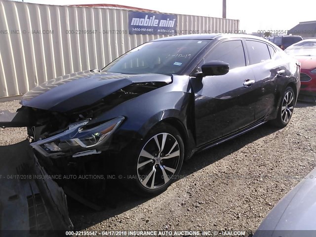 1N4AA6AP3GC396634 - 2016 NISSAN MAXIMA 3.5S/SV/SL/SR/PLAT BLACK photo 2