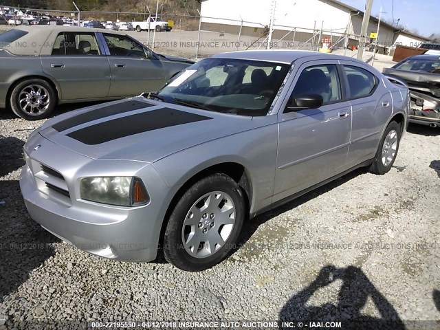 2B3KA43R77H622903 - 2007 DODGE CHARGER SE/SXT SILVER photo 2