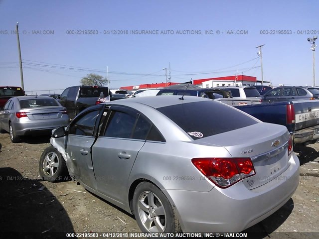 1G1PE5S9XB7197822 - 2011 CHEVROLET CRUZE LT SILVER photo 3