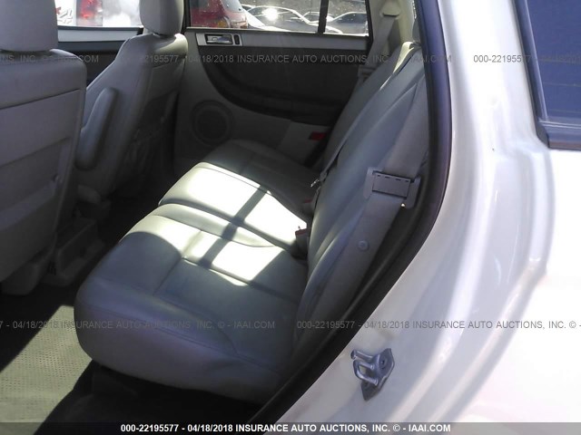 2A8GF48X08R658465 - 2008 CHRYSLER PACIFICA LX WHITE photo 8