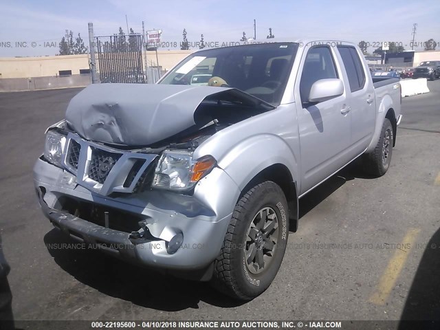 1N6AD0EV3GN700005 - 2016 NISSAN FRONTIER S/SV/SL/PRO-4X SILVER photo 2