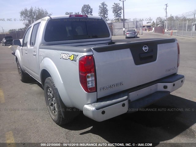1N6AD0EV3GN700005 - 2016 NISSAN FRONTIER S/SV/SL/PRO-4X SILVER photo 3