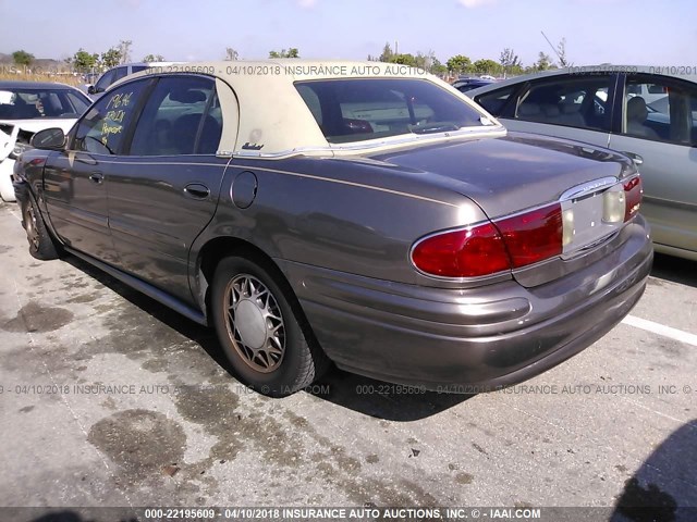 1G4HP54K53U136253 - 2003 BUICK LESABRE CUSTOM GRAY photo 3