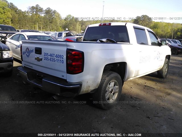 3GCPCREC9FG423919 - 2015 CHEVROLET SILVERADO C1500 LT WHITE photo 4