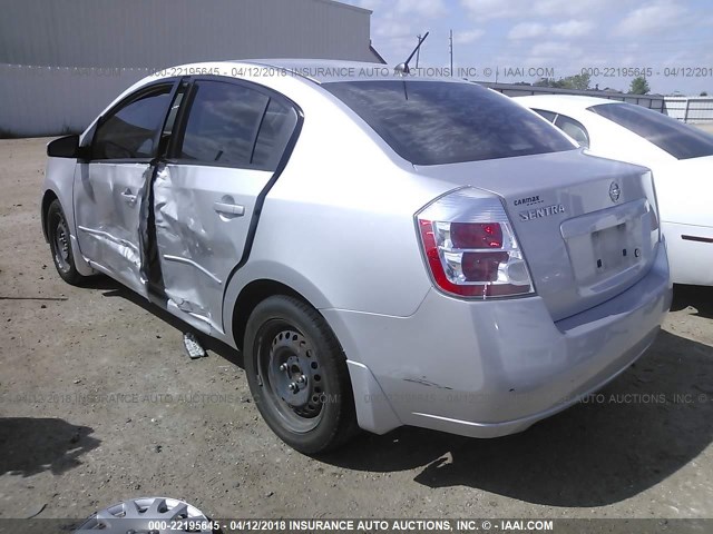 3N1AB61E89L695343 - 2009 NISSAN SENTRA 2.0/2.0S/2.0SL SILVER photo 3