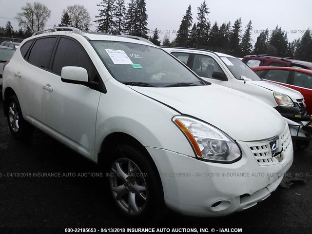 JN8AS58V98W121893 - 2008 NISSAN ROGUE S/SL WHITE photo 1