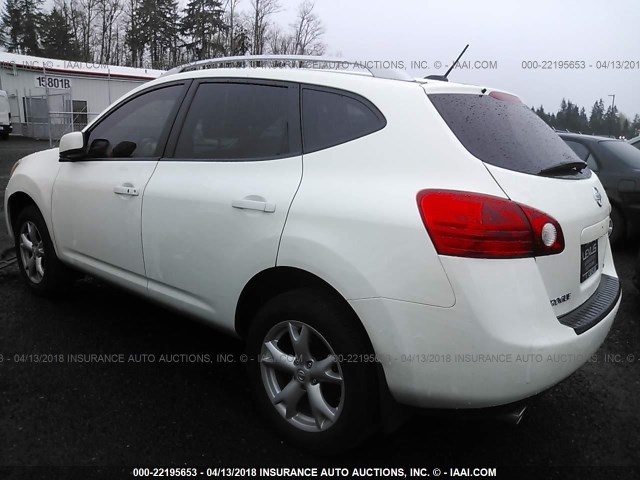 JN8AS58V98W121893 - 2008 NISSAN ROGUE S/SL WHITE photo 3