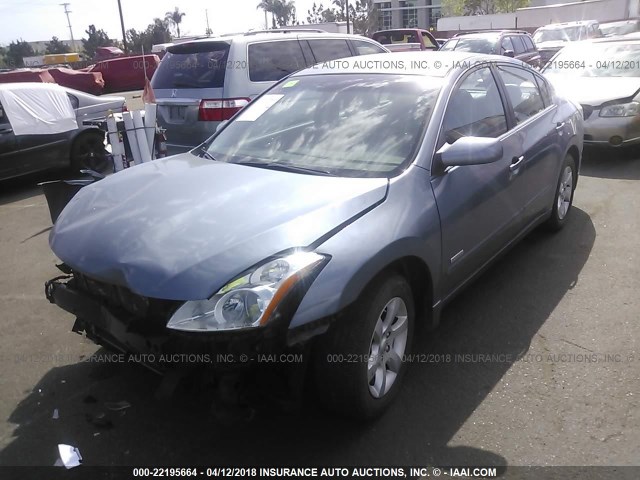 1N4CL2APXAC135424 - 2010 NISSAN ALTIMA HYBRID BLUE photo 2