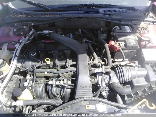 3FAHP06Z38R188048 - 2008 FORD FUSION S RED photo 10