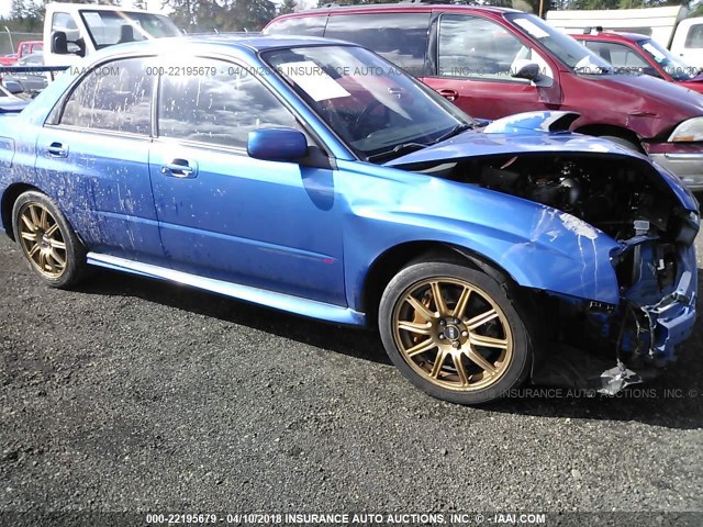 JF1GD70664L518351 - 2004 SUBARU IMPREZA WRX STI BLUE photo 1