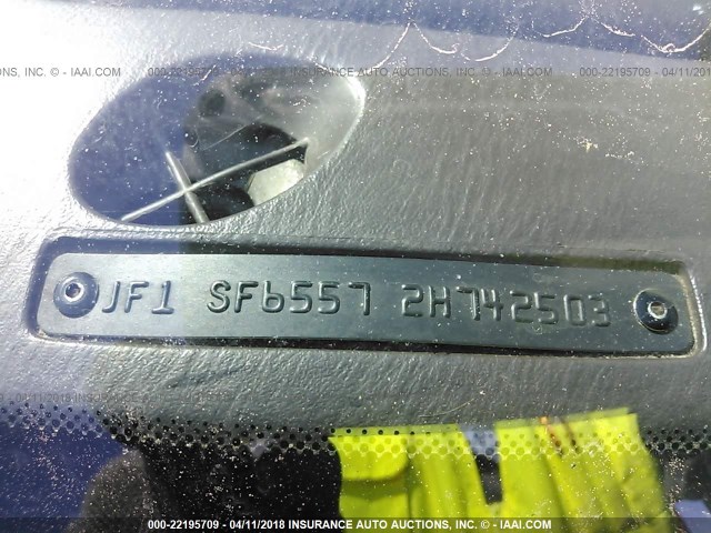 JF1SF65572H742503 - 2002 SUBARU FORESTER S Yaşıl foto 9